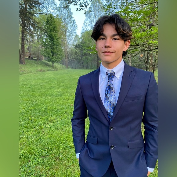 Kenneth Cole Reaction Suite - Slim Fit - Navy Blue - Picture 2 of 3